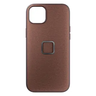 Peak Design Mobile Everyday Fabric Case For iPhone 15 Plus. Redwood