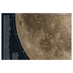 Celestron Moon Map Månekart