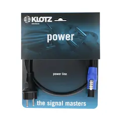 Klotz Schuko PowerCON 230V Rett plugg. 1,5m