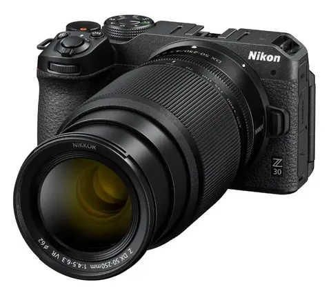 Nikon Z30 + NIKKOR 16-50mm &amp; 50-250mm Vlogge kamera, 20,9MP, DX format