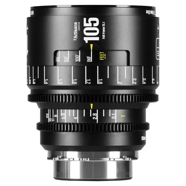 7Artisans INFINTE 105mm T2.1 Cine Lens ARRI PL, Black 
