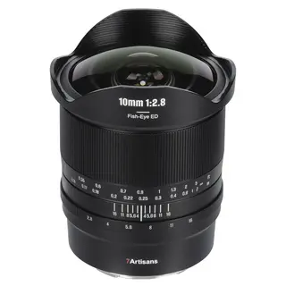 7Artisans 10mm f/2.8 Mark II Canon RF-mount. Manuell fokus