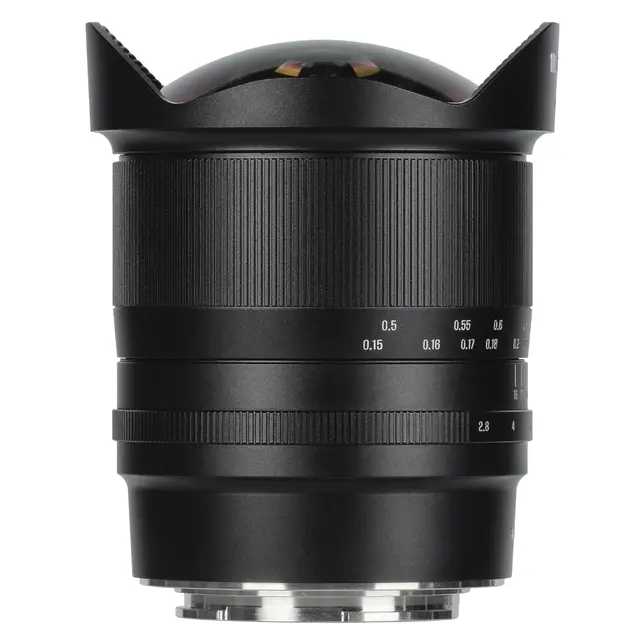 7Artisans 10mm f/2.8 Mark II L-mount. Manuell fokus 