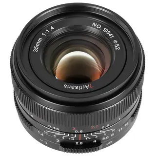 7Artisans 35mm f/1.4 Mk III Nikon Z-mount. Full frame. Sort