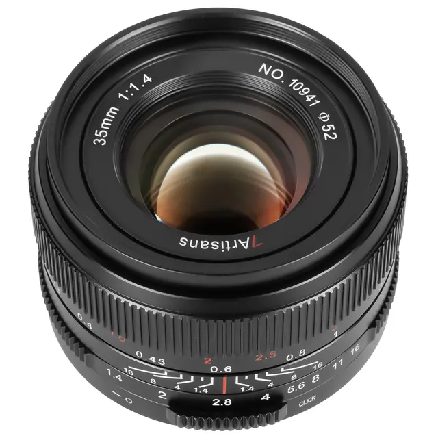 7Artisans 35mm f/1.4 Mk III Canon RF-mount. Full frame. Sort 