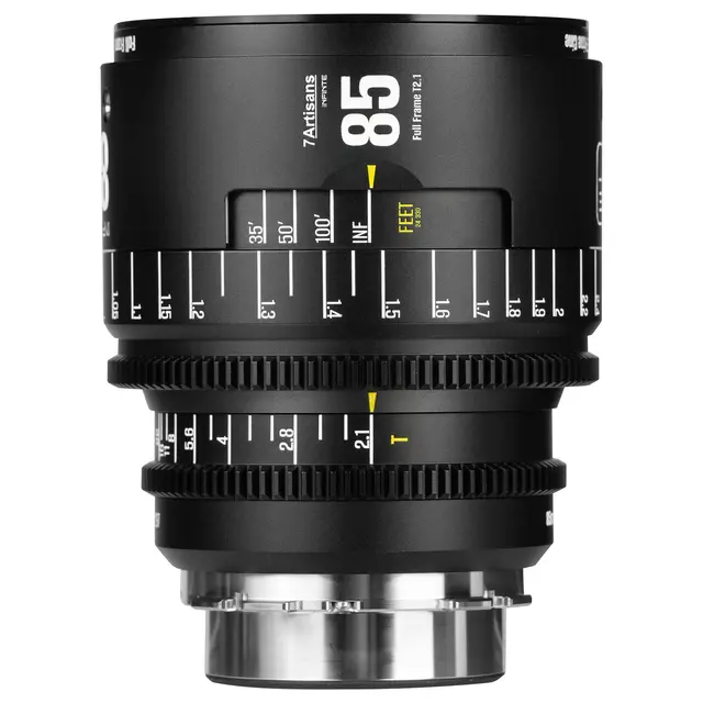 7Artisans INFINTE 85mm T2.1 Cine Lens ARRI PL, Black 