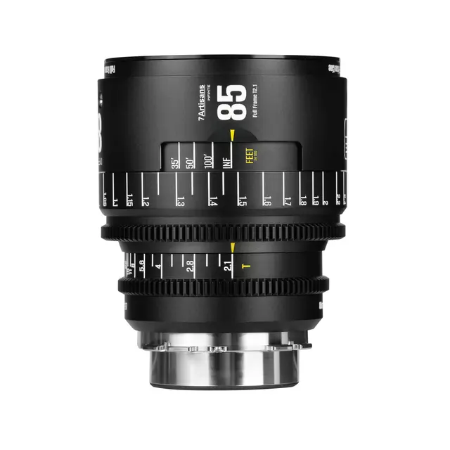 7Artisans INFINTE 85mm T2.1 Cine Lens ARRI PL, Black 