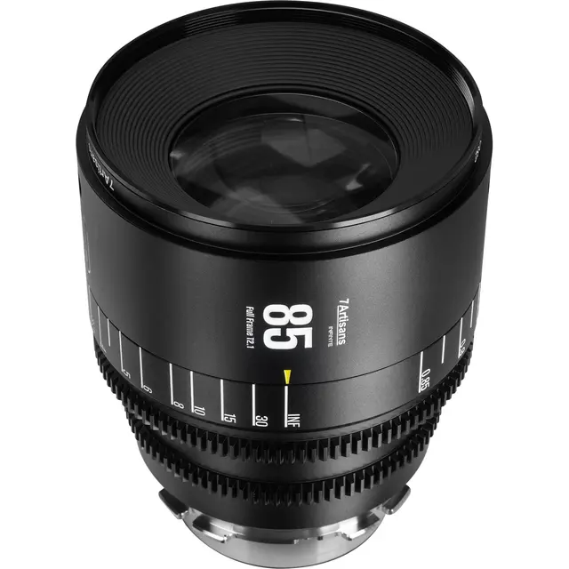 7Artisans INFINTE 85mm T2.1 Cine Lens ARRI PL, Black 