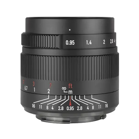 7Artisans 35mm f/0,95 Fujifilm X-mount. Sort