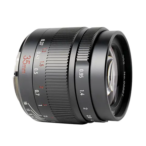 7Artisans 35mm f/0,95 Fujifilm X-mount. Sort