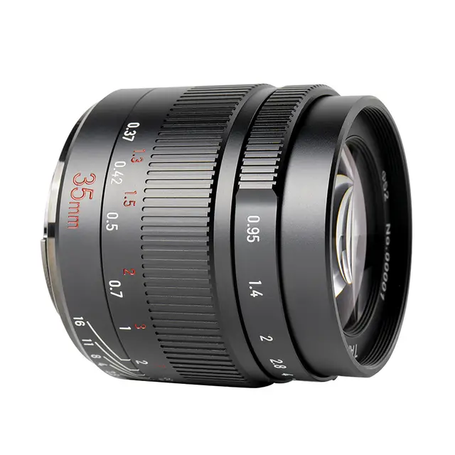 7Artisans 35mm f/0.95 Fujifilm X-mount. Sort 