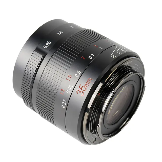 7Artisans 35mm f/0.95 Fujifilm X-mount. Sort 