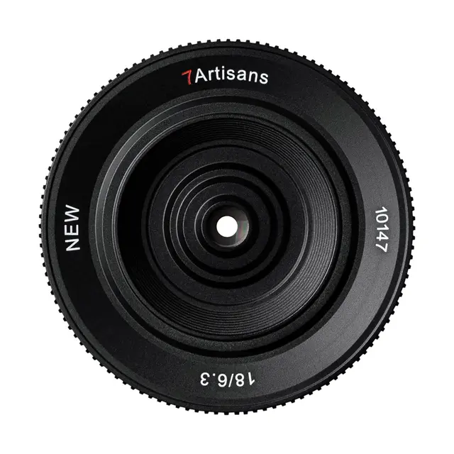 7Artisans 18mm f/6.3 II Pancake Sony E-mount. Sort 