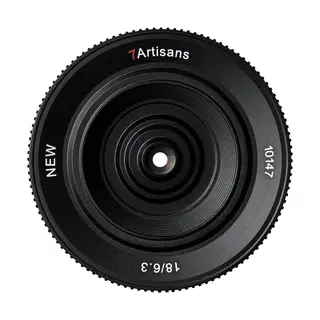 7Artisans 18mm f/6.3 II Pancake Fujifilm X-mount. Sort