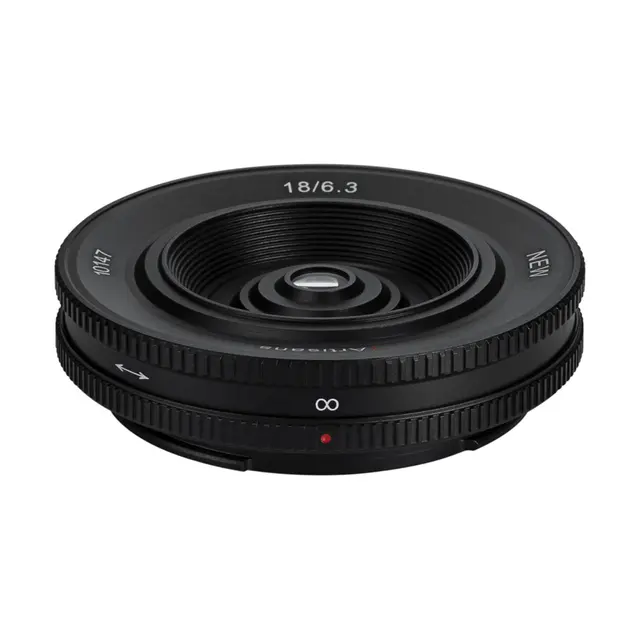 7Artisans 18mm f/6.3 II Pancake Fujifilm X-mount. Sort 