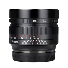 7Artisans 50mm f/0.95 Sony E-mount. Sort