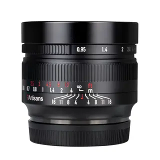 7Artisans 50mm f/0.95 Nikon Z-mount. Sort