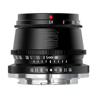 TTArtisan 35mm f/1.4 MFT Micro Four Thirds. Sort