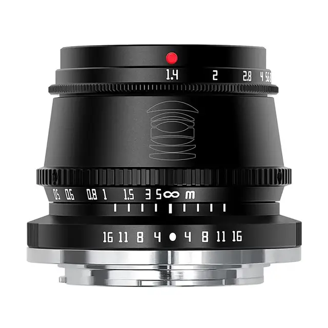 TTArtisan 35mm f/1.4 Fujifilm X-mount. Sort 