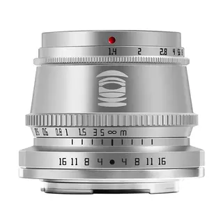 TTArtisan 35mm f/1.4 Fujifilm X-mount. Sølv