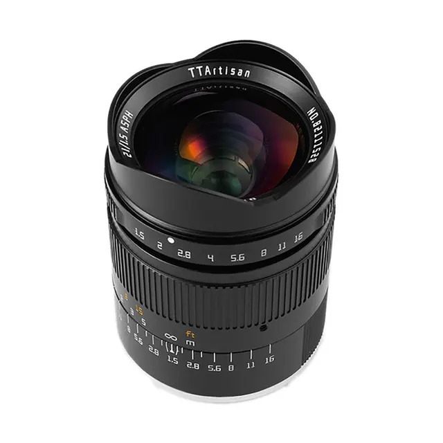 TTArtisan 21mm f/1.5 RF-mount. Sort 
