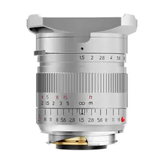 TTArtisan 21mm f/1.5 Til M-fatning. S&#248;lv