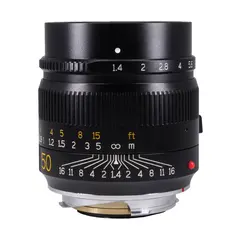 TTArtisan 50mm f/1.4 ASPH Til M-fatning. Sort