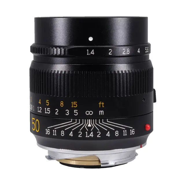 TTArtisan 50mm f/1.4 ASPH Til M-fatning. Sort 