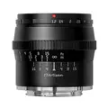 TTArtisan 50mm f/1.2 Fujifilm X-mount. Sort