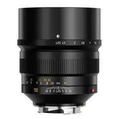 TTArtisan 90mm f/1.25 Til M-fatning. Sort