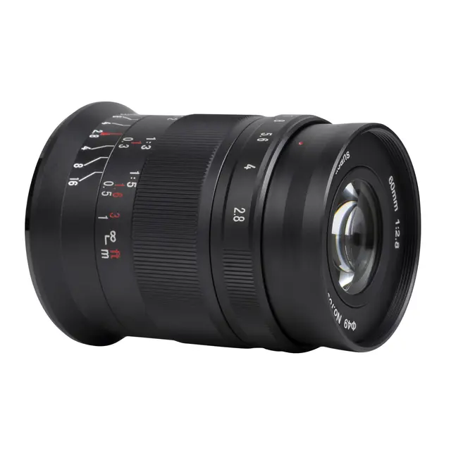 7Artisans 60mm f/2.8 Macro Mk II EOS RF-mount. Sort 