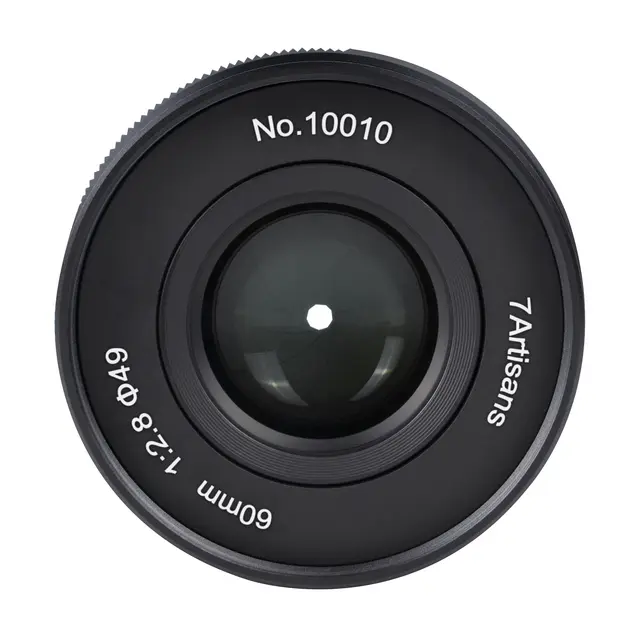 7Artisans 60mm f/2.8 Macro Mk II EOS RF-mount. Sort 