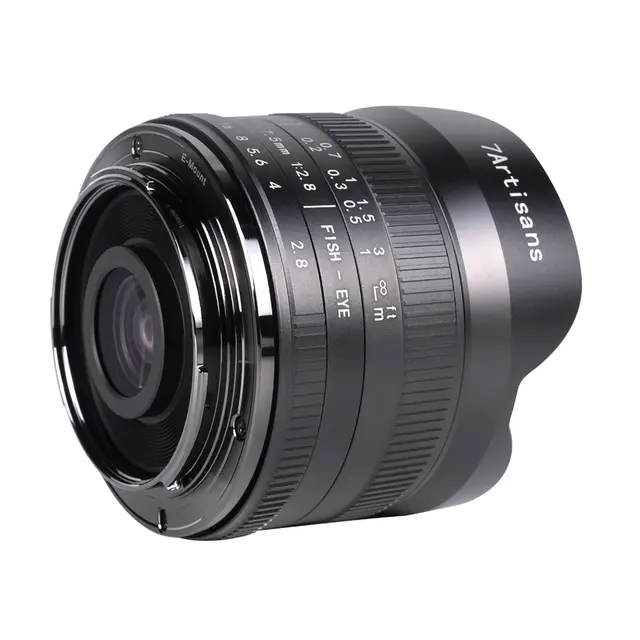 7Artisans 7,5mm f/2.8 II Fisheye Z mount. Sort 