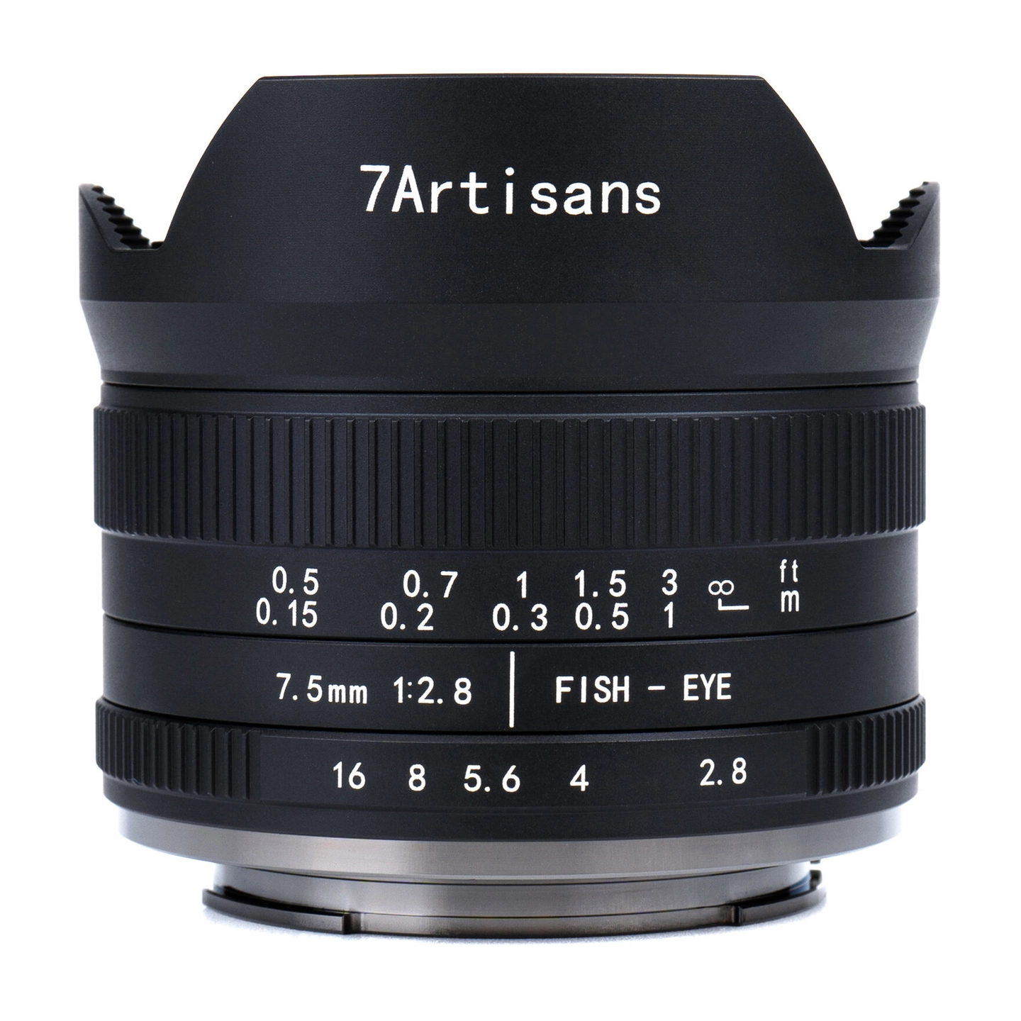 7Artisans 7,5mm f/2.8 II Fisheye RF mount. APS-C. Sort
