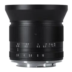 7Artisans 12mm f/2.8 MKII Sort Sony E-mount APS-C