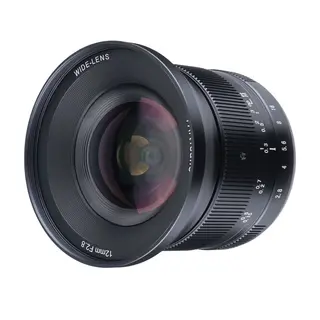 7Artisans 12mm f/2.8 MKII Sort Fujifilm X-mount