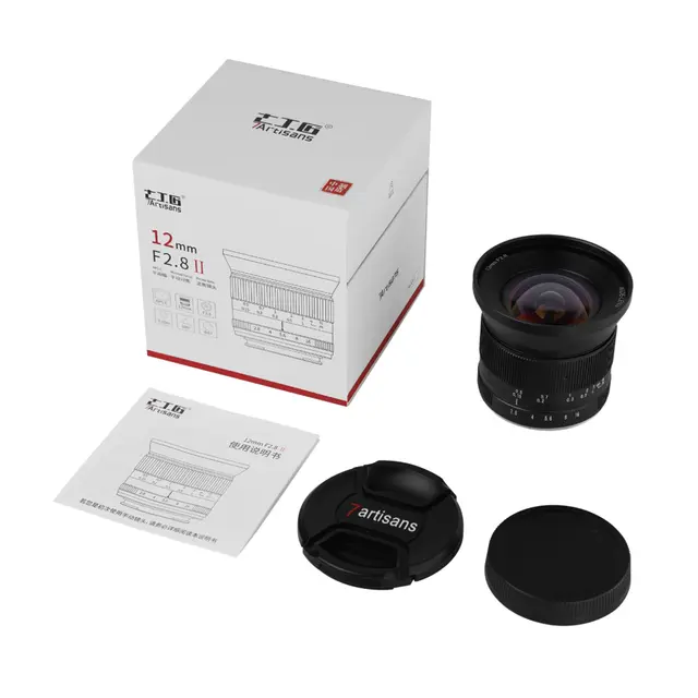 7Artisans 12mm f/2.8 MKII Sort Fujifilm X-mount 