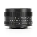 7Artisans 50mm f/1.8 Fujifilm X-mount. Sort