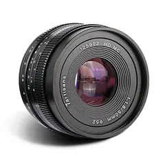 7Artisans 50mm f/1.8 Fujifilm X-mount. Sort