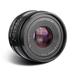 7Artisans 50mm f/1.8 MFT Micro Four Thirds. Sort