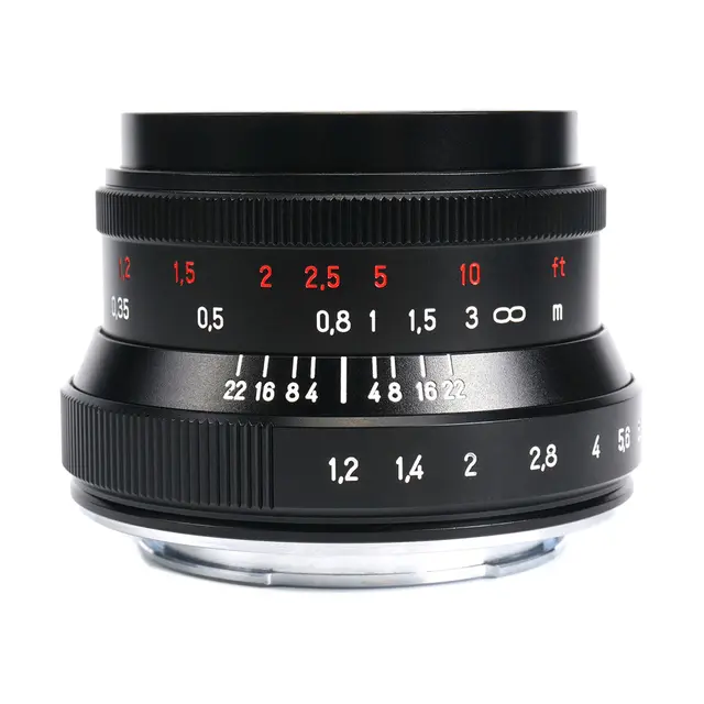 7Artisans 35mm f/1.2 II E-mount. Sort 