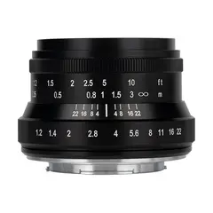 7Artisans 35mm f/1.2 II Fujifilm X-mount. Sort