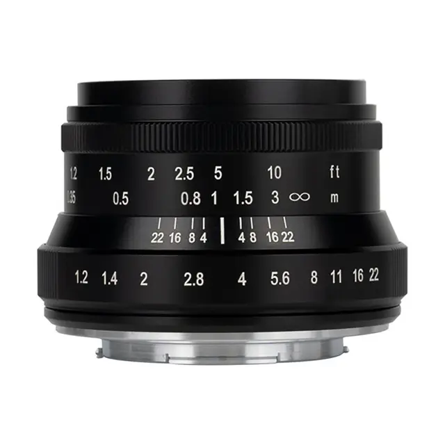 7Artisans 35mm f/1.2 II Fujifilm X-mount. Sort 