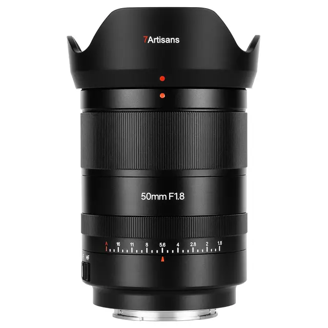 7Artisans AF 50mm f/1.8 Nikon Nikon Z-mount. Full frame. Sort 