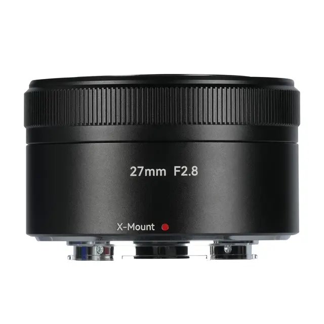 7Artisans AF 27mm f/2.8 Fujifilm Fujifilm X-mount. APS-C. Sort 