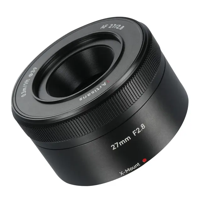 7Artisans AF 27mm f/2.8 Fujifilm Fujifilm X-mount. APS-C. Sort 