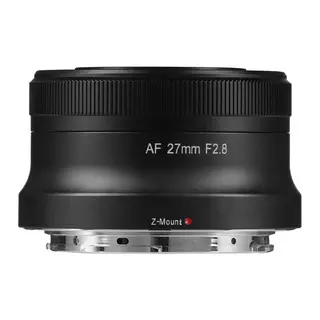 7Artisans AF 27mm f/2.8 Nikon Nikon Z-mount. APS-C. Sort