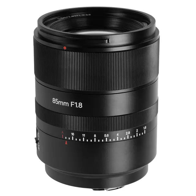 7Artisans AF 85mm f/1.8 Sony Sony E-mount. Full frame. Sort 