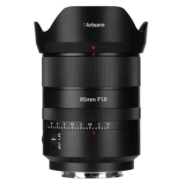 7Artisans AF 85mm f/1.8 Sony Sony E-mount. Full frame. Sort 