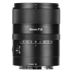 7Artisans AF 85mm f/1.8 Nikon Nikon Z-mount. Full frame. Sort